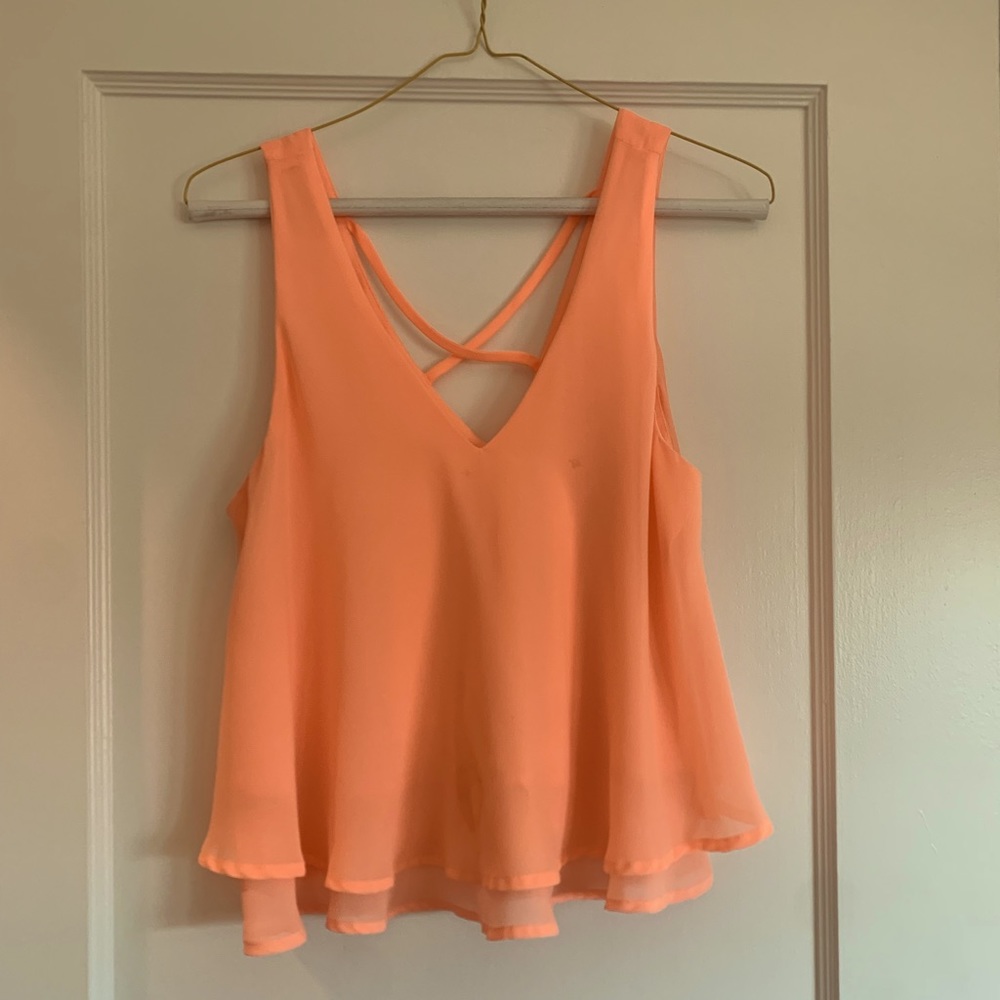 Blush pink tank top
